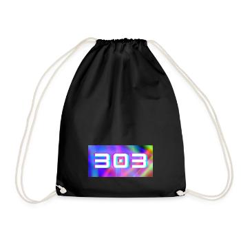 Super303 - Turnbeutel - Schwarz - Vorne