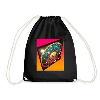 Cosmos en Mouvement - Sac de sport léger - noir - Devant