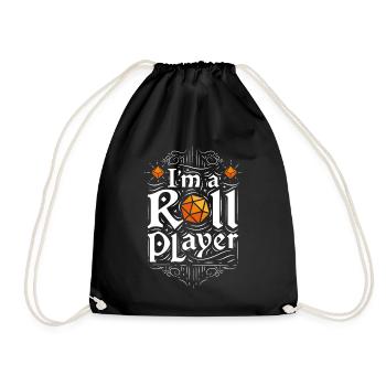 I'm a roll player - Sac de sport léger - noir - Devant