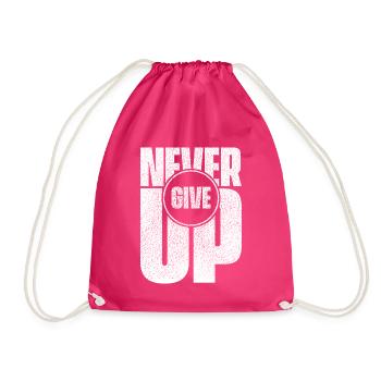 N’abandonnez jamais - Sac de sport léger - fuchsia - Devant