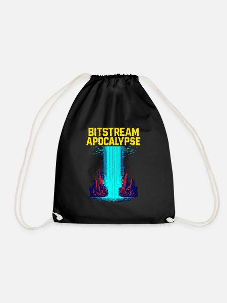 Bitstream Apokalypse - Turnbeutel - Schwarz