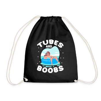 Tubes And Boobs Tube Floating River Floater - Turnbeutel - Schwarz - Vorne