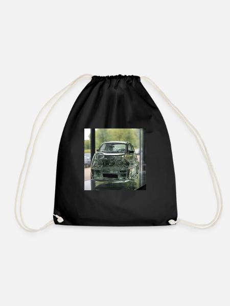 IMG 5156 - Drawstring Bag - black