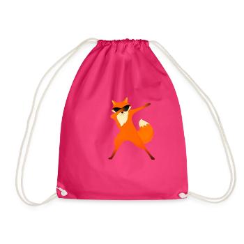 Fox Dabbing - Dab Dance - Sac de sport léger - fuchsia - Devant