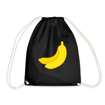 Banane - Sac de sport léger - noir - Devant