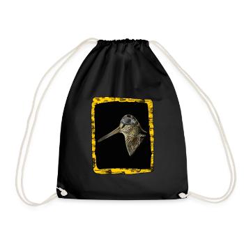 Becasse lunettes aviateur cadre orange - Sac de sport léger - noir - Devant