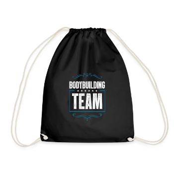 Équipe de musculation - Sac de sport léger - noir - Devant