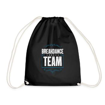 Breakdance Crew - Drawstring Bag - black - Front