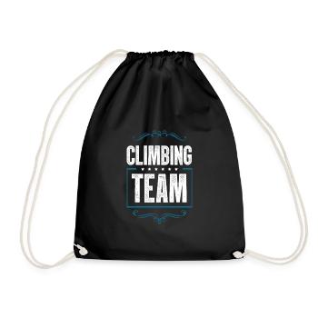 Climbing Crew - Drawstring Bag - black - Front