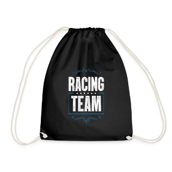 Racing Team - Drawstring Bag - black - Front