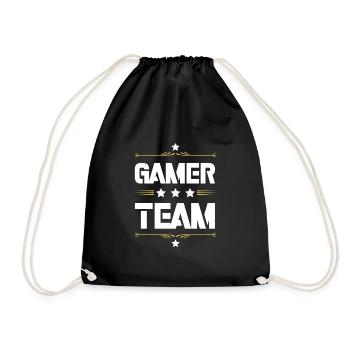 Équipe de joueurs - Sac de sport léger - noir - Devant