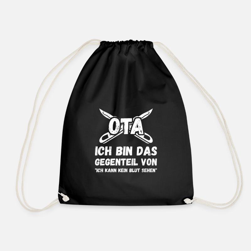 OTA Operationstechnischer Assistent - Turnbeutel - Schwarz