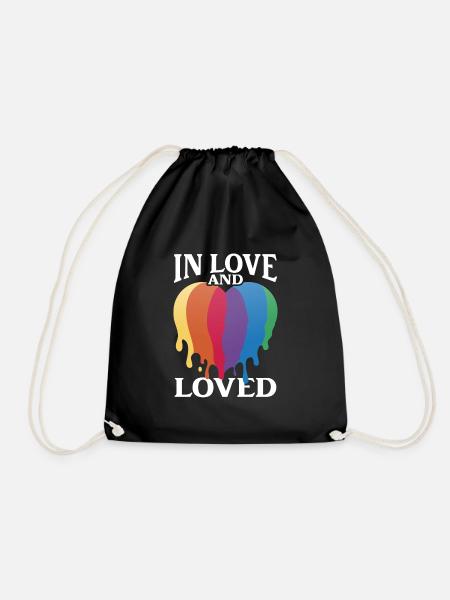 Valentinstag-Geschenk Ehefrau Freundin 14. Februar - Turnbeutel - Schwarz
