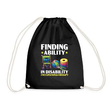 Occupational Therapist Occupational Therapy - Drawstring Bag - black - Front