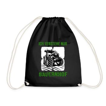 Tracteur agricole Farmer Village Ferme enfant - Sac de sport léger - noir - Devant