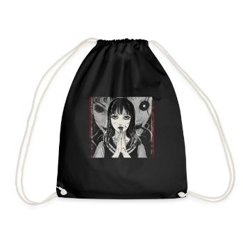 Okkulte Kleidung Okkultismus Gothic Mode - Turnbeutel - Schwarz - Vorne