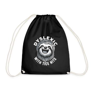 Mois de la sensibilisation à la dyslexie - Sac de sport léger - noir - Devant