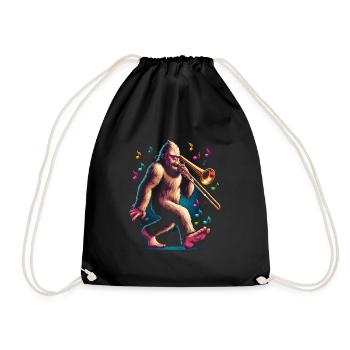 Tromboniste Musicien Trombone Musical - Sac de sport léger - noir - Devant