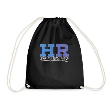 Hr Manager Job Personalmitarbeiter Hr - Turnbeutel - Schwarz - Vorne