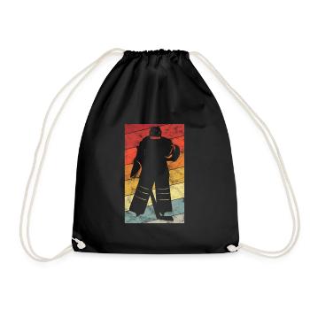 Hockey Hockey Sur Glace Rétro Patins Puck Ice - Sac de sport léger - noir - Devant