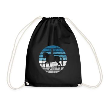 Dressage Dressage Dressage Dressage Cavalier Équitation - Sac de sport léger - noir - Devant