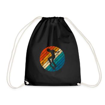 Skateboarder Skateboard Skater Skate Skateing - Sac de sport léger - noir - Devant