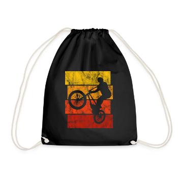 BMX Vélo Vélo Rétro Cadeau Vélo Motocross - Sac de sport léger - noir - Devant
