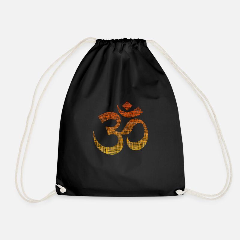 Yoga Om Namaste - Turnbeutel - Schwarz