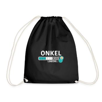 Uncle 2025 - Drawstring Bag - black - Front