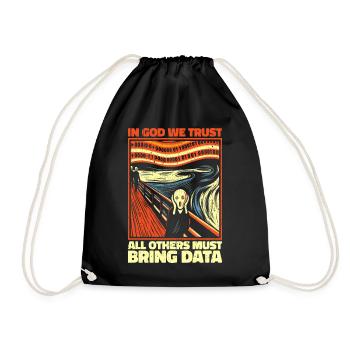 Daten Analyst - Lustiges Geschenk für Analytiker - Turnbeutel - Schwarz - Vorne