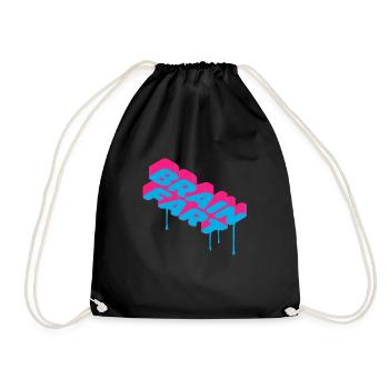 Brain fart - Drawstring Bag - black - Front