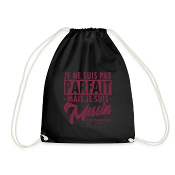 Metz football metz foot supporter fier Messin - Sac de sport léger - noir - Devant