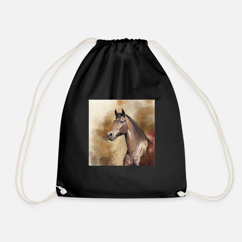 Fall Bai - Drawstring Bag - black