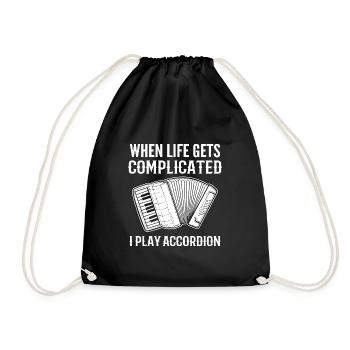 Accordéon - Sac de sport léger - noir - Devant