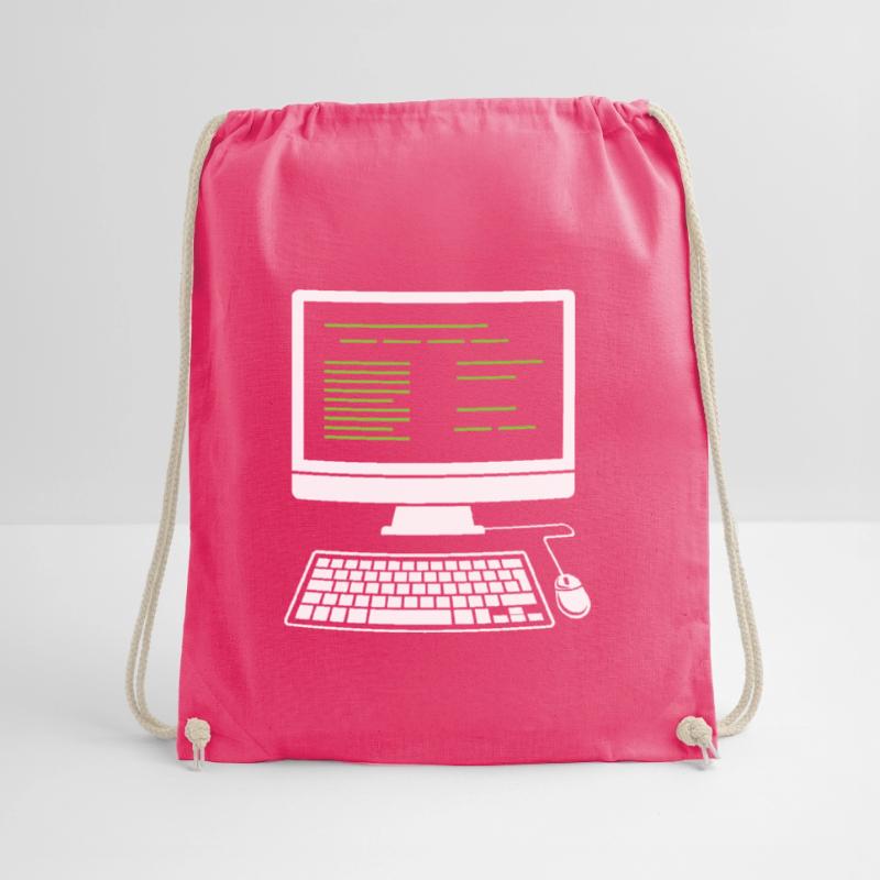 PC computer Drawstring Bag