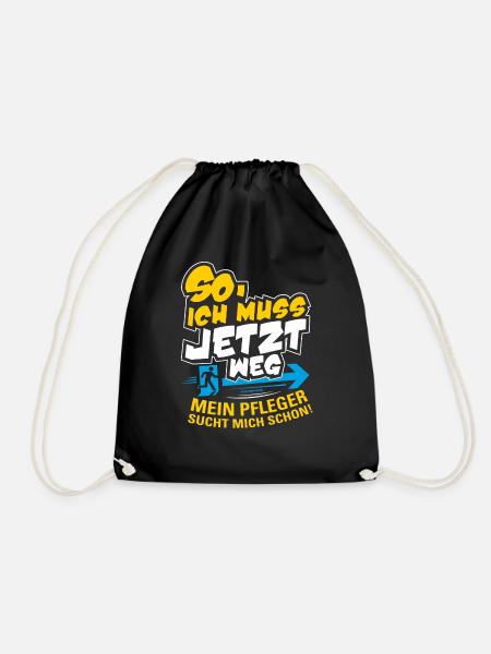 Design 2016 - muss jetzt weg - RAHMENLOS tshirt - Turnbeutel - Schwarz