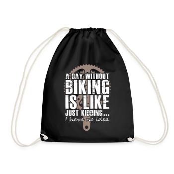 Cyclist - Turnbeutel - Schwarz - Vorne