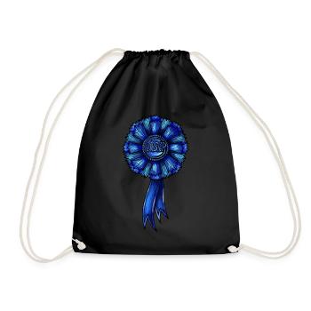 Blue Ribbon Loser - Drawstring Bag - black - Front