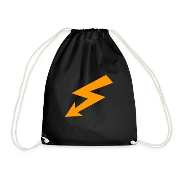 LOGO SCORPLUS 2017 orange - Sac de sport léger - noir - Devant