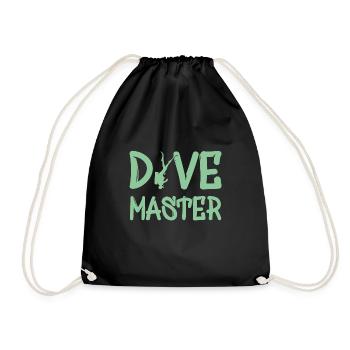 Dive Master Diving Scuba Diver - Turnbeutel - Schwarz - Vorne