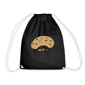 Cookies aux pépites de chocolat - Sac de sport léger - noir - Devant