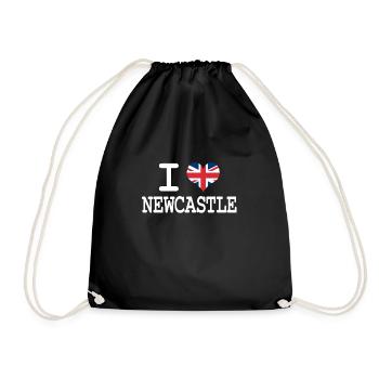 j'aime Newcastle - Sac de sport léger - noir - Devant