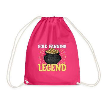 Don de creusage de chercheurs d’or aurifères - Sac de sport léger - fuchsia - Devant