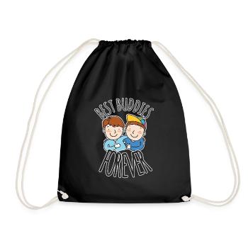 Best Buddies Forever - Turnbeutel - Schwarz - Vorne