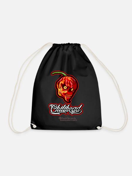 Chili Design Chilihead - Turnbeutel - Schwarz