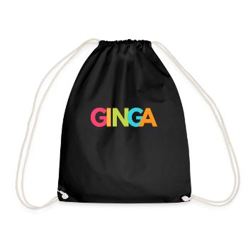 Ginga Capoeira - Drawstring Bag - black - Front
