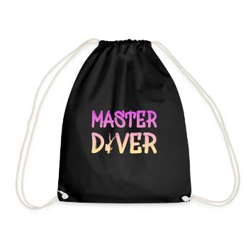 Master Diver - Turnbeutel - Schwarz - Vorne