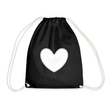 Cadeau de la Saint-Valentin La Saint-Valentin - Sac de sport léger - noir - Devant