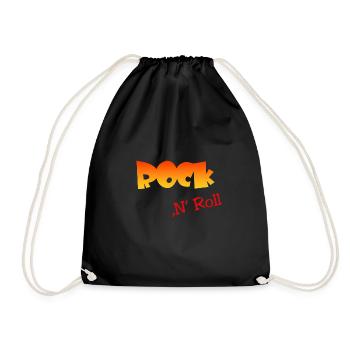 Rock n Roll - Turnbeutel - Schwarz - Vorne
