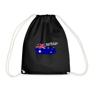 Australien Australia - Turnbeutel - Schwarz - Vorne